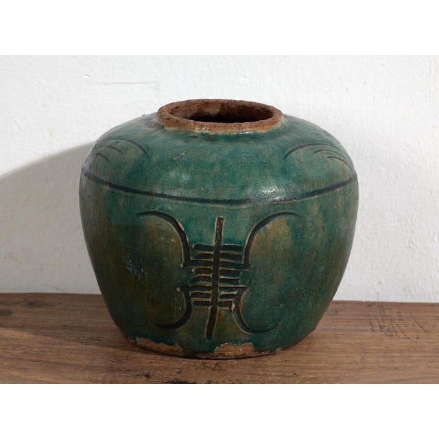 Antique Chinese Ceramic Vase For Sale - Image 6 of 8