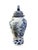Vintage Large Chinoiserie Blue& White Porcelain Ginger Jar Dragon & Phoenix 36" H For Sale - Image 4 of 11