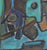 Pierre-Yves Beltran, Abstract Composition, 1980s, Oil Painting on Board, Framed For Sale - Image 11 of 15