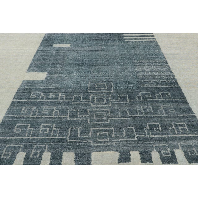 Contemporary Contemporary French Deco Style Rug, Geometric Design by Rug & Kilim, India For Sale - Image 3 of 9