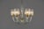 Vintage Italian 6 Light Pendant Light attributed to Carlo Scarpa for Venini, 1940s For Sale - Image 10 of 12