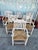 Set of 6 Vintage Carved Nautical and Celestial Armchairs With Rush Seats For Sale - Image 4 of 10