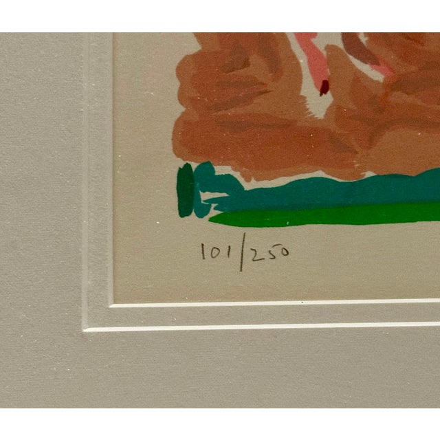 1980s Race Day Three Horses , Original Signed John Botz Lithograph ...