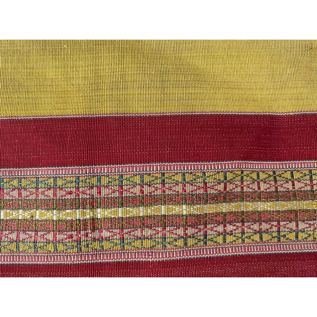 Antique Tunisian Long Woven Tissue, 1930s For Sale - Image 6 of 12