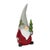 Modern Holiday Gnome Figurine with Pine Tree and Wreath Accent (Set of 2) For Sale - Image 3 of 5