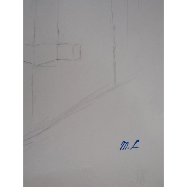 Marie LAURENCIN Building study, 1953 Original pencil drawing Signed with the artist's stamp On paper 24.5 x 19.5 cm Very...