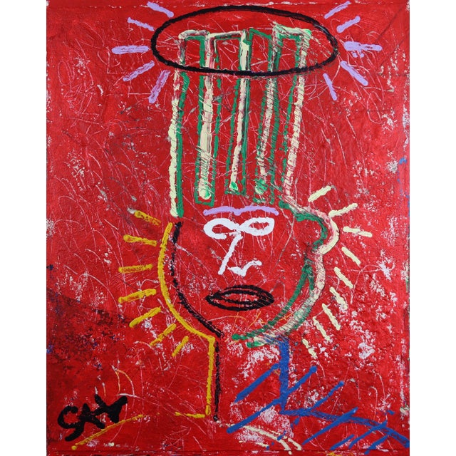 Sax Berlin Lil' Angel Of Greenwich Village. Contemporary Street Art 2019 For Sale