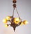 Antique Art Nouveau Chandelier with Putto For Sale - Image 4 of 8