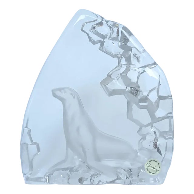 Vintage Goebel Glass Seal Figure, 1970s For Sale