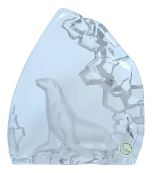 Vintage Goebel Glass Seal Figure, 1970s