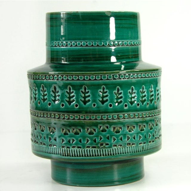 Bitossi Italian Zingo Vase by Aldo Londi for Bitossi For Sale - Image 4 of 10