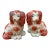 Pair of 5.5" Russett Staffordshire Style Spaniel Dogs For Sale