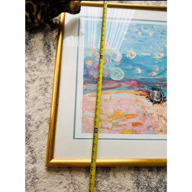 Paper 1990s Framed Art Print “Faces” For Sale - Image 7 of 8