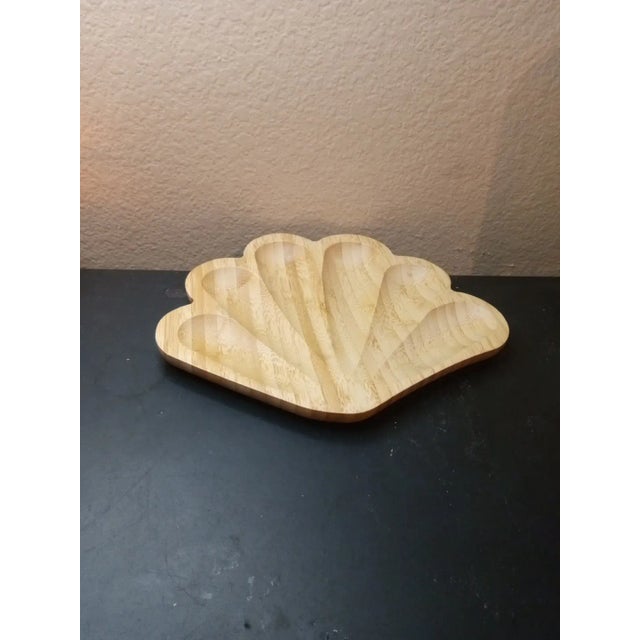 1980s 1980s Gorgeous Beachly Bamboo Shell Tray For Sale - Image 5 of 6