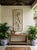 Vintage Classical Botanical Tulip & Acanthus Scroll Hand-Carved Marble Wall Relief Panel For Sale - Image 11 of 12
