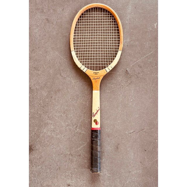 1960s Mid-Century Wooden Tennis Racquets - Set of 2 For Sale - Image 13 of 18