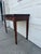 Hepplewhite Vintage Federal Hepplewhite Style Mahogany Console Table Flip Top Game Table For Sale - Image 3 of 12
