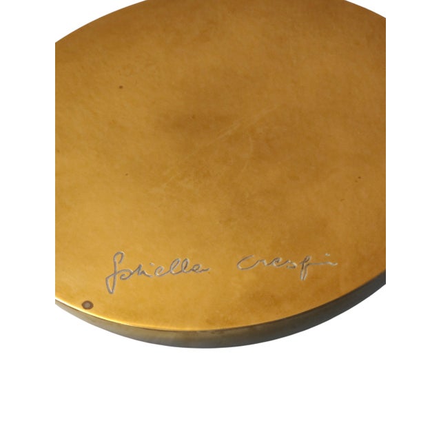 1960s Antivento Ashtray with Brass Lid by Gabriella Crespi, Italy, 1960s For Sale - Image 5 of 17