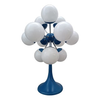 Space Age Sputnik Atomic 12-Globe Table Lamp, 1970s For Sale