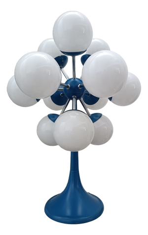 Space Age Sputnik Atomic 12-Globe Table Lamp, 1970s