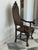 Beautiful Spanish style chair , with embossed leather .Beautiful stetment accent chair