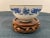 Chinoiserie Late 20th Century Blue and White Dragon Porcelain Rice or Soup Bowls With Gold Accents - Set of 4 For Sale - Image 3 of 9