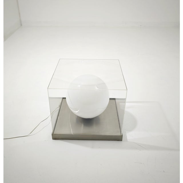 Table Lamp in Glass, Acrylic Glass and Metal, Italy, 1970 For Sale - Image 10 of 18