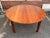 Late 20th Century Vintage Contemporary Style Customized Solid Cherry Round Dining Table With 3 Leaves. For Sale - Image 4 of 12