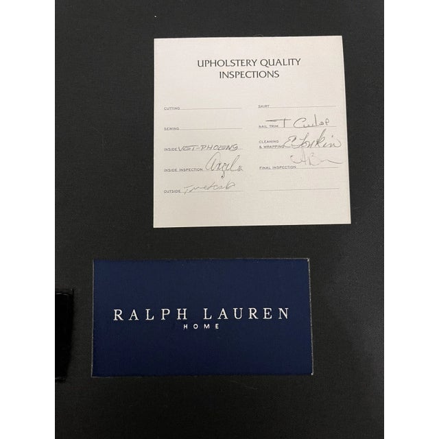 Early 21st Century Ralph Lauren Home Rare Ej Victor Sofa Fantastic Italian Hand Dyed Leather For Sale - Image 5 of 5