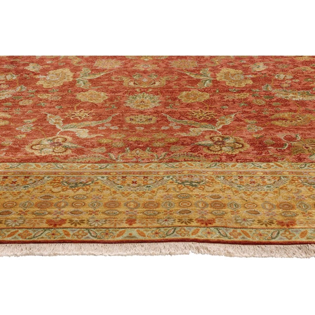 Vintage Egyptian Tabriz Rug, 10'01 X 10'04 For Sale - Image 4 of 10