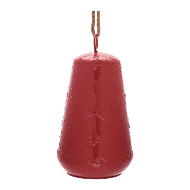 Contemporary Iron Bell Ornament Set of 3 For Sale - Image 3 of 5