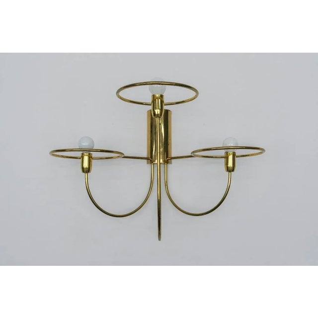 Mid-Century Modern Mid-Century Moder 3-Light Wall Lamp, 1960s For Sale - Image 3 of 12