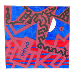 Dennis Sakelson Modernist Abstract Painting