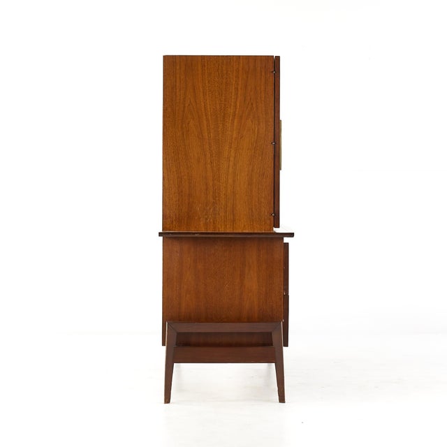 Helen Hobey Baker Mid Century Walnut Armoire Gentlemans Chest Chairish