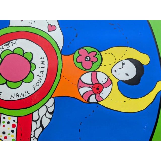 Niki De Saint Phalle, Nana Fontaine, Large Hand-Signed Lithograph, 1993 For Sale - Image 9 of 10