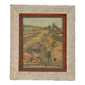 Cornwall Iron Banks Original Oil Painting 1940'S