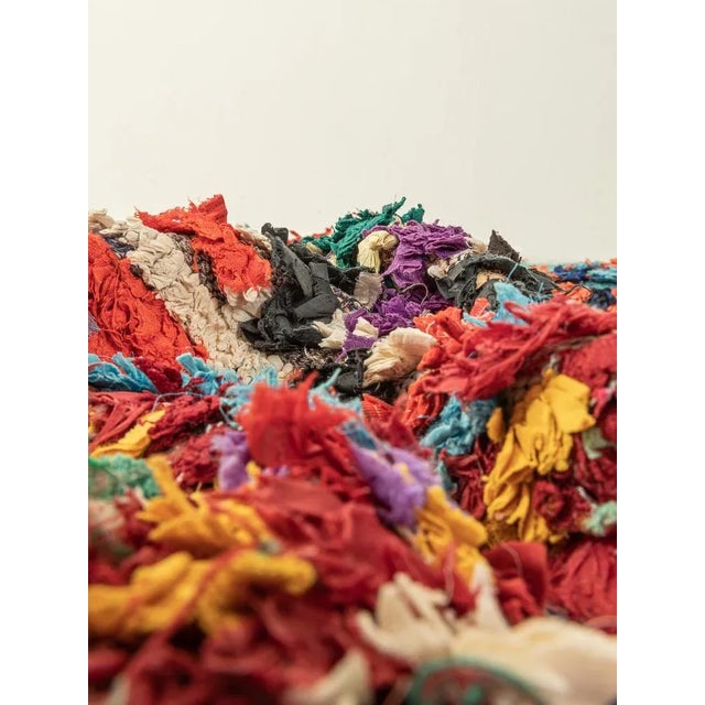 Vintage Boucherouite Berber Rug For Sale - Image 6 of 10