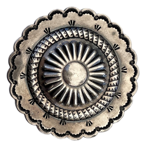 1907 Sterling Silver Navajo-Style Brooch -