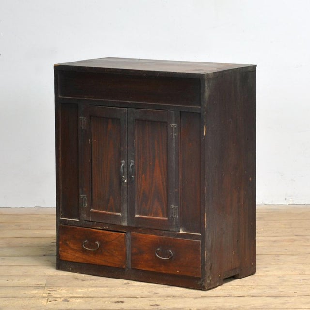 Small Japanese Cabinet, 1920s For Sale - Image 11 of 11