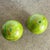 Vintage Boho Green and Gold Lacquered Spherical Sculptures - a Pair For Sale In Miami - Image 6 of 6