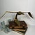 Beautiful Vintage Mid-Century Modern Brass Seagull Sculpture: - Solid Brass - Natural Patina Approximate Measurements:...
