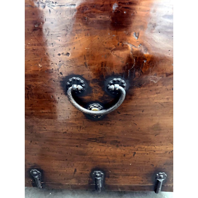 Large Superb Antique Korean Ton-Kwe Chest with Iron Hardware For Sale - Image 14 of 18