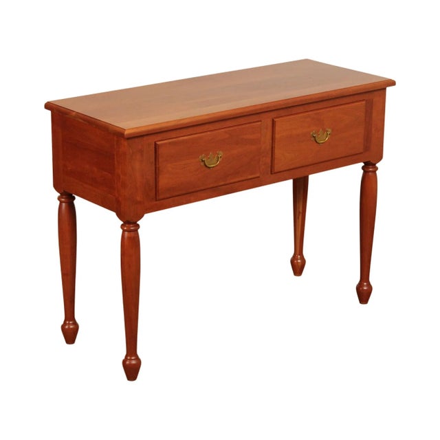 Late 20th Century Sheraton Farmhouse Style Custom Crated Cherry Sideboard For Sale - Image 13 of 13