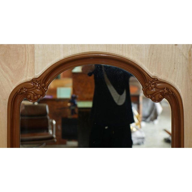 Vintage Dressing Table Mirror with Thick Frame For Sale - Image 3 of 18