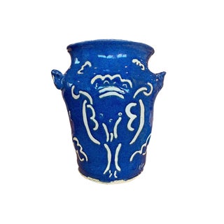 Kate Lewis Flowers Divine Original Pottery Vase For Sale