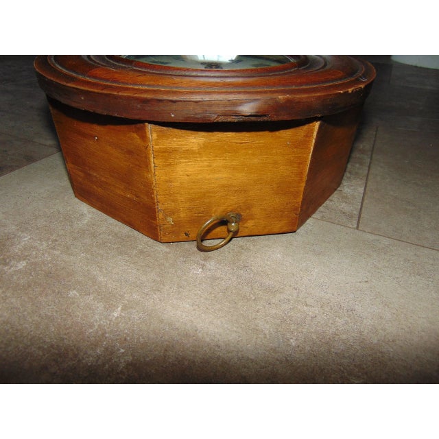 Vintage Wall-Mounted Wooden Clock from D.C. For Sale - Image 13 of 17