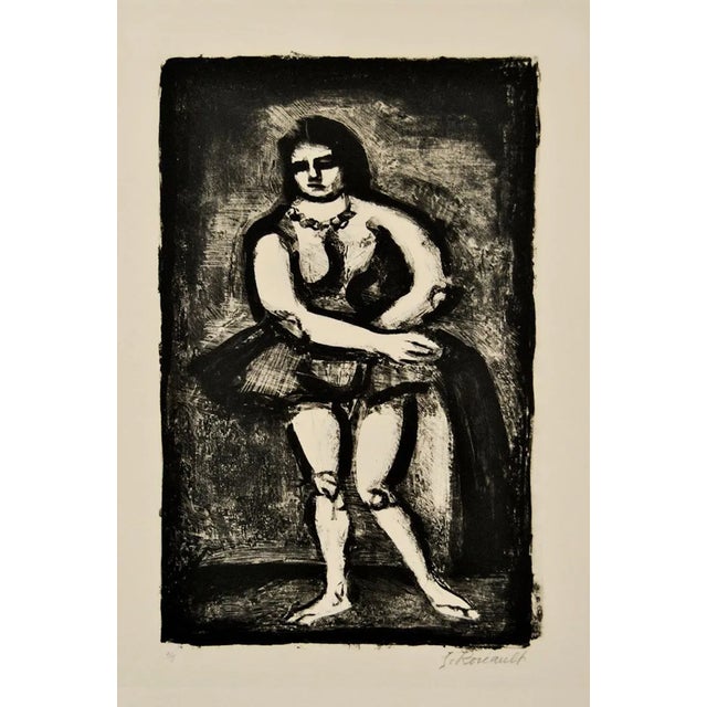 The Horsewoman - Original Lithograph by G. Rouault - 1926 1926 For Sale