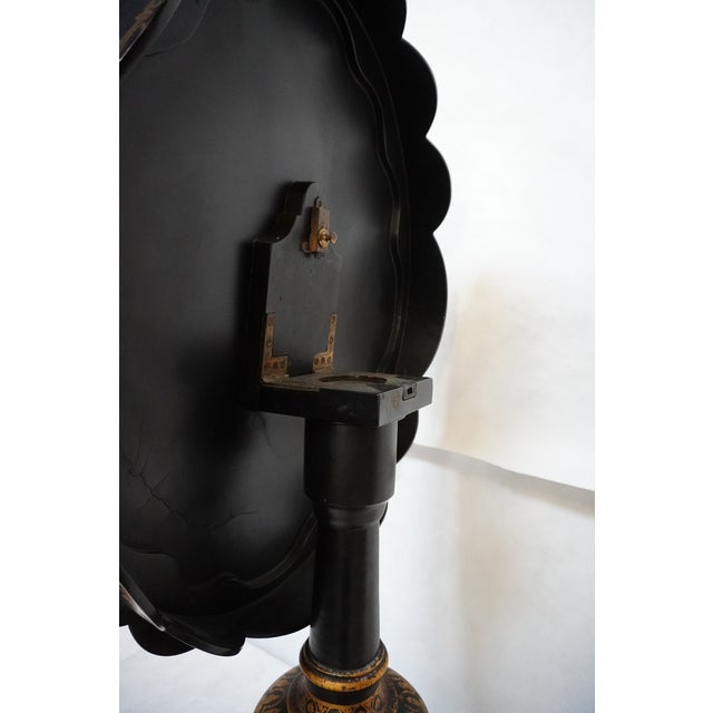 19th Century Victorian Papier Mache Tilt Top Table For Sale - Image 17 of 18
