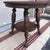 Antique Quartersawn Oak Round Tabouret Table With Glass Ball & Claw Feet For Sale - Image 15 of 18