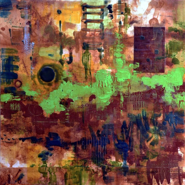 2010s Andrew Francis "Diaspora" Abstract Mixed Media 2019 For Sale - Image 5 of 5